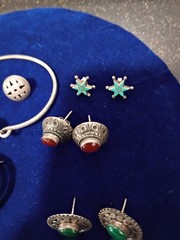 11 Pair Vintage Sterling Silver Earrings 1 Sterling Bracelet 58.1g