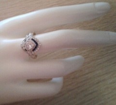 Vintage 2CT Heart Shape Diamond Lab-Created Engagement Ring 14K White Gold Over