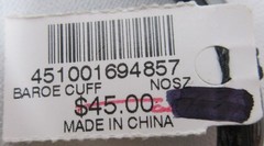 Cuff Bangle Bracelets Assorted Colors and Styles Lot of 4 MSRP $140.50 VTG READ