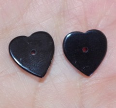 Carved Heart Onyx Vintage Gorgeous Jackets For Earrings Use With Any Stud