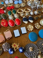 Big Clip-On Earrings Lot Vintage Modern All Wearable Jewelry Over 150 Pairs