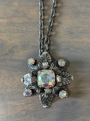 Vintage Napier 1968 Swarovski Award Winning Pendant Necklace Eugene Bertolli