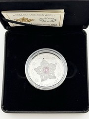 2025 Canada Williamson Diamond Brooch 1oz Silver Box & COA Item #334