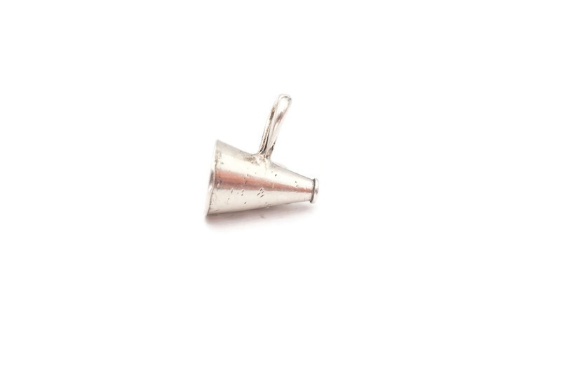 Vintage Sterling Silver 925 Bull Horn Pendant