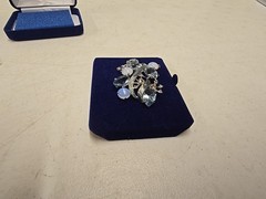 Camrose & Kross Jackie Kennedy Morning Mist Brooch W/ Box & COA