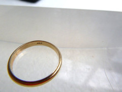 Vintage 14K Yellow Gold Milgrain Trim Wedding Band Ring 2.5 mm Sz. 5.25