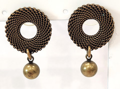 Vintage Gold Tone Pierced Earrings 80’s/90’s Good Quality Lot of 12