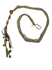 VTG JOHN EDWARD PSYCHIC MEDIUM CHAKRAS NECKLACE PENDANT Gold Tone Estate Read