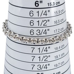 Vintage Sterling Silver 925 Heavy 15.3 gram Round Link Bracelet 7″