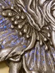 Vintage JJ Fairy Brooch Large Enamel Wings Magic Wand Fantasy Pin