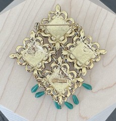 1960’s Rhinestone Brooch Sarah Coventry Temple Of Lights Elegant Jewelry Women