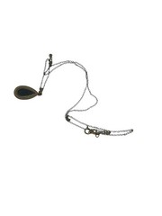 Vintage 14K Yellow Gold Black Onyx Teardrop Pendant