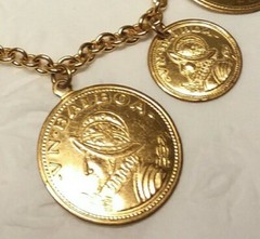 MaryBee Jewelry: 7 1/2″ Faux Coin Bracelet 07-07-2021