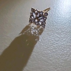 Vintage Violet And Blue Gold Tanzenite Ring