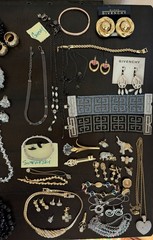 JEWELRY LOT Givenchy Swarovski Tortalani Whiting Davis Necklace Pin Necklace