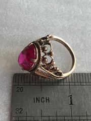 Rings silver 875 gold Plated Russian Soviet Silver vintage USSR old