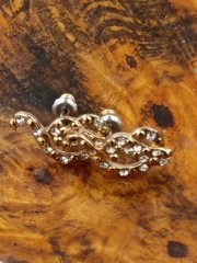 BABY PHAT Post EARRINGS W/Rhinestones 1990’s