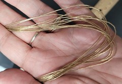 Vintage Multi-Strand Gold Tone Multi Strand Necklace 9.6g Layered 20″ Chain 57