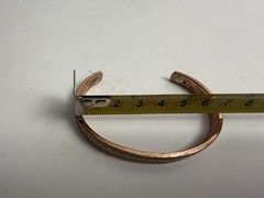 Vintage Mixed Metal Braided Magnetic Cuff Bracelet – copper, brass, and silver