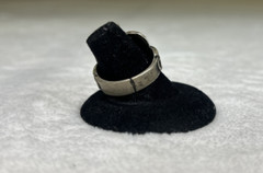 Vintage Nickel Silver Saddle Cowboy Ring Size 12 Benefits Charity Free Ship