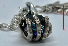 Vintage MCM HANDS that Hold Surprises Sterling Silver Charms Pendants Fobs