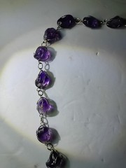 Amethyst Stone 26″Natural Polished No Clasp