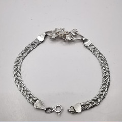 Vintage Very Beautiful Bracelet Jewelry,925 Sterling Silver,Handmade,seal, 8,17g