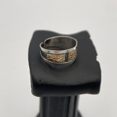 Vintage 1990’s ring 18k/sterling .925 Peruvian Inca