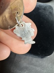 ✨Vintage 90% Silver, Mercury Dime Coin Cut-Out Pendant ✨