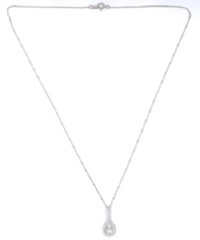 Platinum GIA .65ct Genuine Natural Pear Cut Diamond Pendant Jewelry (#J5927)