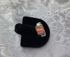 **ESTATE*VINTAGE*MEN’S**FIRE*OPAL*STERLING*SILVER*RING*SIZE*13*EXQUISITE*COLORS*