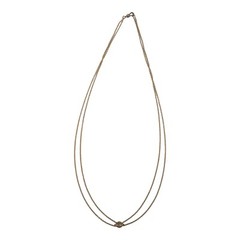 Opal Gold filled Fob Nouveau Slide Necklace 25.25” 1.9mm Chain Gf victorian 9.1g