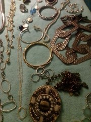 Junk Drawer Lot Vintage Estate 3.9 Lbs All Wearable