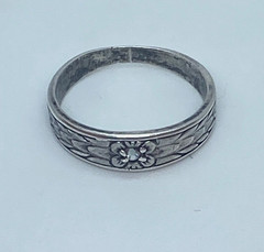 Rings Silver 925 Size 8.25 . Weight 2.86 g. Soviet Vintage Jewelry USSR