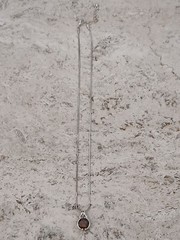 Smoky Quartz 925 Pendant Necklace 18″ Chain