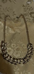Vintage Costume ETC Green Leaf Motif