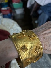 dominique aurientis cuff gold bracelet