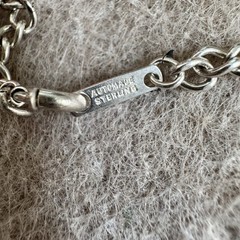 Vintage Sterling Silver Curb Chain Bracelet Jewelry Accessories Charm It