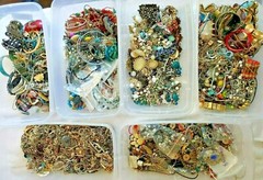 Jewelry Lot ALL Good Wear Resell Brooch Art Estate Vintage Modern 5 Pc NO Junk