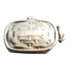 Antique Silver Egyptian Moses Basket Pendant