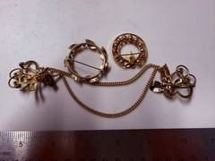 Collection Lot Amazing Variety Vintage Gold Filled Brooches #Decoration – X8