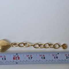 Vintage Givenchy Necklace 1980s Gold Tone Textured Dome