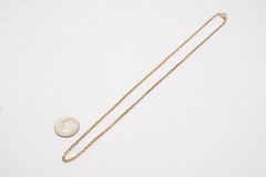 Vintage Gold Filled Necklace 17.75″