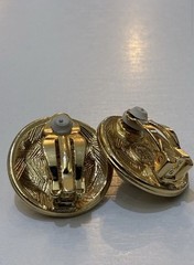 Vintage Givenchy Faux Pearl Clip-On Earrings | Gold Tone | 80s 90s Designer
