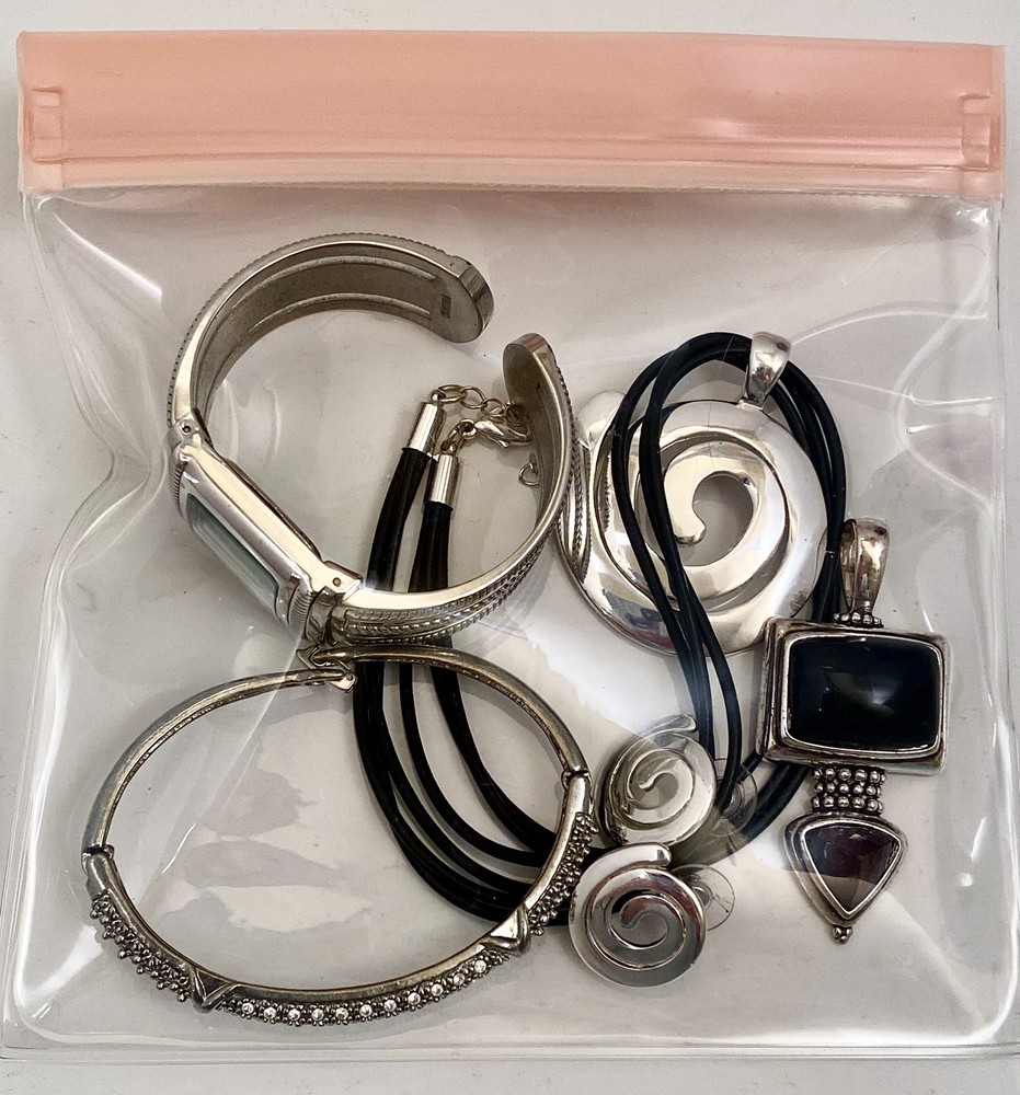 Vintage To Now Silver Toned Jewelry Bundle Wearable Mixed Lot
