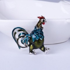 Cartoon Cute Chicken Brooch Enamel Animal Badge Clothes Lapel Pin Jewelry Gift