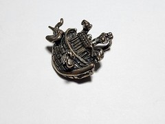 Vintage 925 Sterling Silver Noah’s Ark Charm Pendant