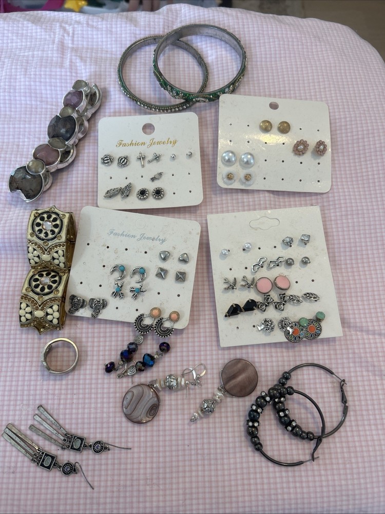 Mixed Lot Jewelry… Earrings … Bracelets
