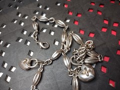 Vintage 18 Inch Heavy Brighton Heart Necklace
