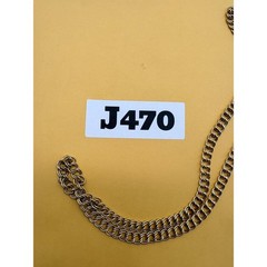 Sarah Coventry Vintage Gold Tone Double Link Chain Necklace 24 Inch J470
